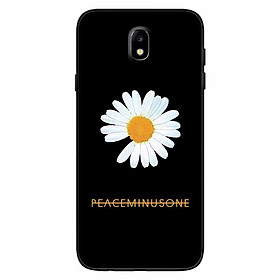 Ốp lưng in cho samsung j7 pro mẫu cúc to nền đen