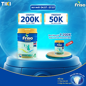 Sữa Bột Friso Gold 4 850g (Dành Cho Trẻ Từ 2 - 6 Tuổi)
