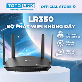 Mua Bộ Phát Wifi Di Động 4G LTE TOTOLINK LR350 Phát Wifi từ Sim Hàng chính hãng