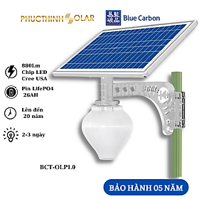 Mua Đèn Sân Vườn Năng Lượng Mặt Trời 15W Blue Carbon BCT-OLP1.0 Đèn LED Cảm Biến Ánh Sáng  Chống Nước IP66 | Phúc Thịnh Solar