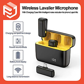 Mua Micro Thu Âm Cài Áo Không Dây (2 Mic) Cho Điện Thoại Android Cổng Type C Lọc Tiếng Ồn Xa 20m Máy Tính Bảng Máy Ảnh Hỗ Trợ Quay Video Tiktok Livestream Review Vlog Youtube Chất Lượng Cao – Hàng Nhập Khẩu
