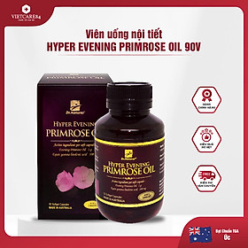 Viên uống bổ sung nội tiết tố nữ nhập khẩu chính hãng Úc HYPER EVENING PRIMROSE OIL (90 viên) chiết xuất tinh dầu hoa anh thảo giúp giảm triệu chứng tiền mãn kinh, mãn kinh: đau đầu, bốc hỏa, mất ngủ…; giảm nám da; giảm tóc rụng