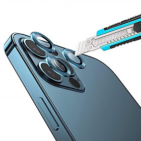 BỘ DÁN 3 MẮT BẢO VỆ CAMERA KUZOOM IPHONE 13 PRO/ 13 PRO MAX - Hàng chính hãng