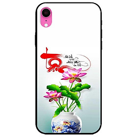Ốp lưng cho iPhone X - iPhone Xs - Xs Max - XR - iPhone 11 - 11 Pro Max - Sen Tâm Hoa - Hàng Chính Hãng
