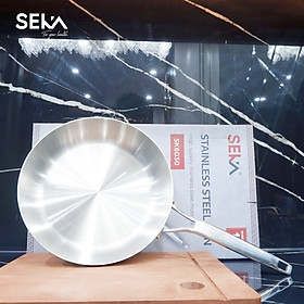 Mua Chảo inox Nguyên khối nông lòng SEKA SK6030  sử dụng cho mọi loại bếp