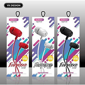 Mua Tai nghe YK - R6. Earphone 120 cm Wired Music Headset.