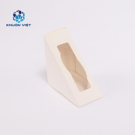 [KV] Hộp giấy đựng sandwich - Gói 50 hộp giấy trơn