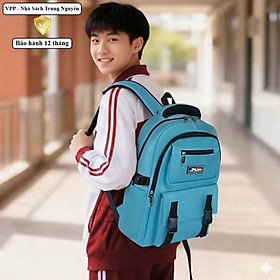 Balo trung học chống nước Xbags Sea Blue XB 3201 – Balo đi học, đi làm nhiều ngăn, nhẹ, thời trang!