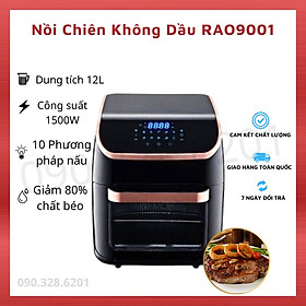 Mua Nồi Chiên Không Dầu Điện Tử 12L  Công Suất 1500W  Lò Nướng Gia Đình Đa Năng