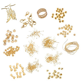 Jewelry Findings Making Starter Kit Beads Open Jump Rings Lobster Clasp