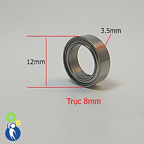 Vòng Bi Lỗ Trục 8mm Kích Thước 8x12x3.5mm