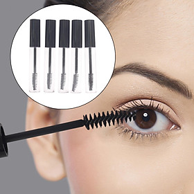 5x Plastic 10ml Empty Mascara Tube Eye Gloss Refillable Eyelash Cream Bottle