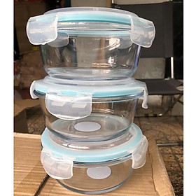 Mua Hộp thủy tinh hình tròn đựng cơm  đồ ăn đa năng ( 620ml )