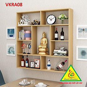 Kệ trang trí treo tường VKRA08 - Nội thất lắp ráp