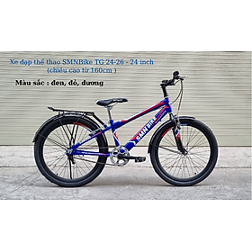 Xe đạp leo núi SMNBike TG 24-26 - 24 inch  cao 145-167cm  - Hàng chính hãng