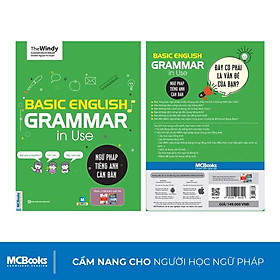 Sách - Ngữ Pháp Tiếng Anh Căn Bản Phiên Bản Bìa Xanh 1 Màu Dành Cho Người Mới Bắt Đầu - Kèm App Học Online