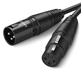 Hình ảnh Cáp âm thanh nối dài Cannon Microphone Audio 5M màu đen UGREEN 20712Av130 Hàng chính hãng