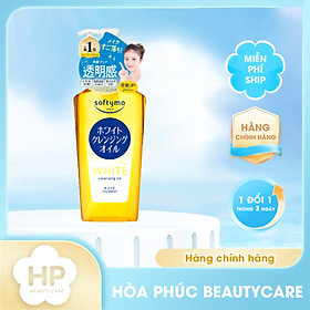Dầu Tẩy Trang Dưỡng Sáng Da Kose Softymo White Cleansing Oil (03 Phân Loại)