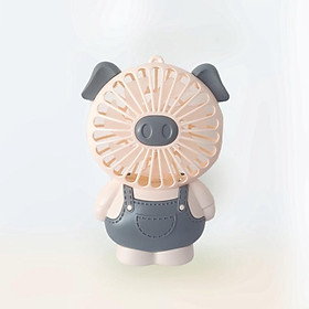 Mua Hộp Quạt mini Pin Heo + Sạc Usb + Dây Cute Fan Wx867  Wx868