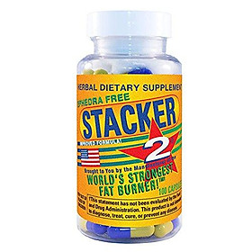 Stacker 2 Fat Burner Capsules, Ephedra Free, 100-Count Bottle