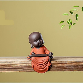 Mua Tượng Chú Tiểu Cầm Kì Thi Họa Gốm Cát