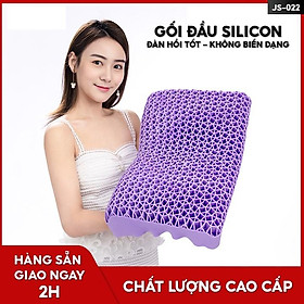 Mua Gối Đầu Silicon Cao Su Non Cải Thiện Tình Trạng Mỏi Cổ Vai Gáy Kiến Tạo Giấc Ngủ Sâu Và Ngủ Ngon JS-022