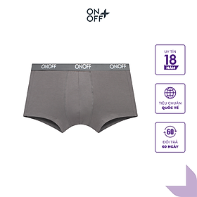 Quần lót nam dáng trunk chất liệu cotton Mỹ thấm hút vượt trội  ONOFF - 18UO22A243