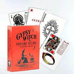  Bài Gypsy Witch Fortune Telling Playing Cards 52 Lá Tặng Đá Thanh Tẩy