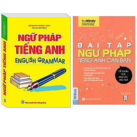 Combo Ngữ Pháp Tiếng Anh English Grammar (Sách 4 Màu)+Bài Tập Ngữ Pháp Tiếng Anh Căn Bản (Tái bản 2020)