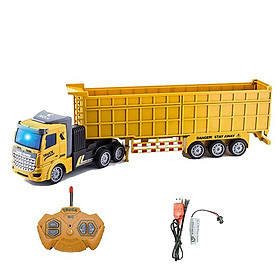 Xe container điều khiển từ xa pin sạc, xe đồ chơi trẻ em điều khiển từ xa