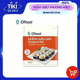  Rong biển / Lá kim cuốn cơm Hàn Quốc O'food 10g, sử dụng cho các món kimbap, sushi