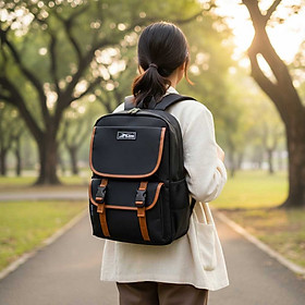 Balo học sinh nữ Xbags Clever cao cấp – Balo học sinh trung học cá tính nhiều ngăn tiện lợi, thời trang hiện đại XB3105