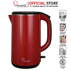 Mua  Hàng chính hãng  Ấm siêu tốc chống bỏng không vi nhựa La gourmet 1800W 1.8L - (bảo hành 1 năm)