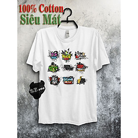 Áo Phông Nam Cotton 100% In Hình 3D Cao Cấp Có Big Size - Áo Thun Nam Ngắn Tay Chất Mát Mùa Hè SZone PM51