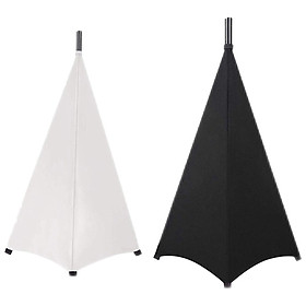 Universal Speaker Stand Cover Stretchable Height Flexible for Wedding Stage