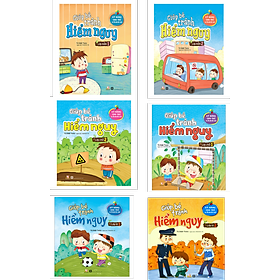 Combo  Giúp Bé Tránh Hiểm Nguy - 6 Cuốn - Tứ Diệp Thảo - Vanlangbooks