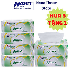 MUA 5 TẶNG 1 Combo 5 hộp khăn giấy rút Nano