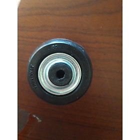 Mua Bánh Xe 5cm Cao Su Đen (Không Cụm Săt) Lổ Trục 6ly