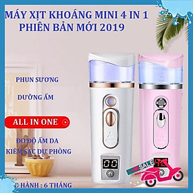  Máy xịt khoáng xông mặt nano có đo độ ẩm da