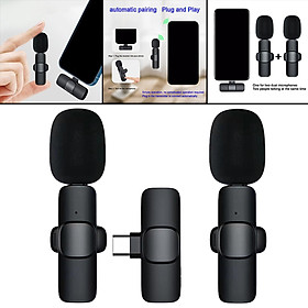 Wireless Lavalier Microphone for Smartphone Tablets Livestreaming