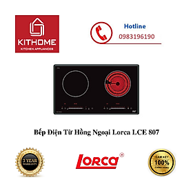 Mua Bếp Điện Từ Hồng Ngoại Lorca LCE 807 - Hàng Chính Hãng