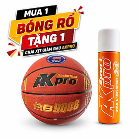 Bóng rổ Da thi đấu AKpro AB9008 size 6,7