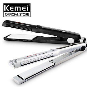 Máy duỗi tóc kemei KM - 1279 làm nóng nhanh nhiệt độ cố định có thể duỗi - uốn cúp - uốn xoăn - Phân phối chính hãng