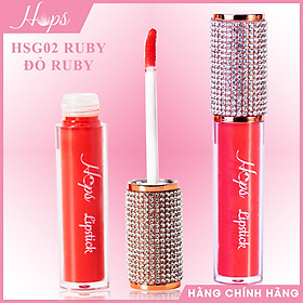 Son Kem Lì Cao Cấp HOPS HSG02 RUBY - MÀU ĐỎ RUBY