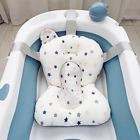 Thau tắm/Chậu tắm gấp gọn 9BABY size lớn, tiện dụng kèm phao cho bé yêu 9BABY - hàng chính hãng 