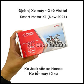 [HÀNG CHÍNH HÃNG] SMART MOTOR X1,V1 và V2 (4G-2024) VIETTEL - Định vị, chống trộm Xe máy, Ô TÔ - mới 100%, SX Th4/2024 - Siêu tiết kiệm Acquy