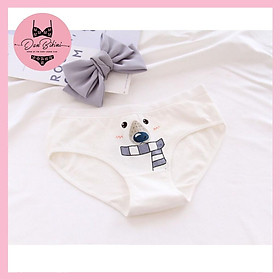 Quần Lót Nữ Cotton Dễ Thương thoáng mát hình gấu đáng yêu mã 0745