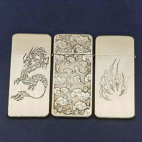 Vỏ hộp quẹt bật lửa mỏng nhỏ gọn KZC5 nhiều hình- Giao hình ngẫu nhiên