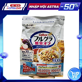 Ngũ cốc Calbee Furugura Carbohydrate 25% Off 600g - Nhập khẩu Nhật Bản