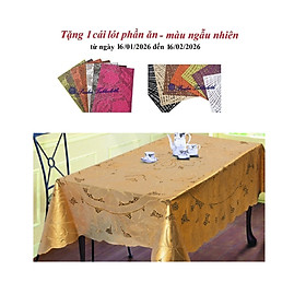 Khăn Trải Bàn PAULEE - FY 065K (180 x 135 cm) - Vàng